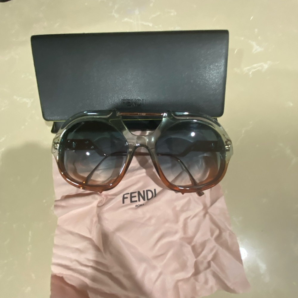 Fendi Gradient Sunglasses with Case